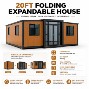 Portable Foldable House | Factory-Direct Prefab Container Home - product image 2