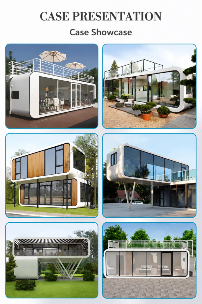 20ft Luxury Apple Cabin House | Custom Resort Cabin - product image 3