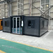 20ft foldable container home for backyard camp and office - view 2