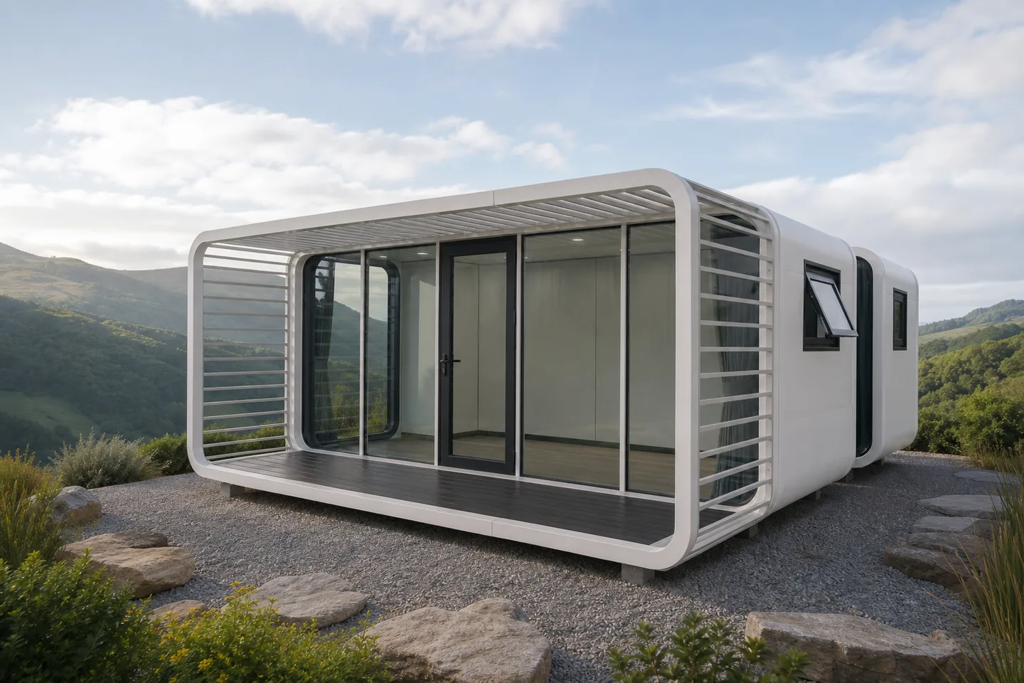 20ft modular apple cabin for mountain Airbnb and countryside homestay