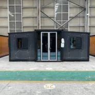 20ft foldable container home for backyard camp and office