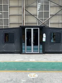 20ft foldable container home for backyard camp and office