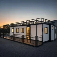 30ft expandable container house prefab project home