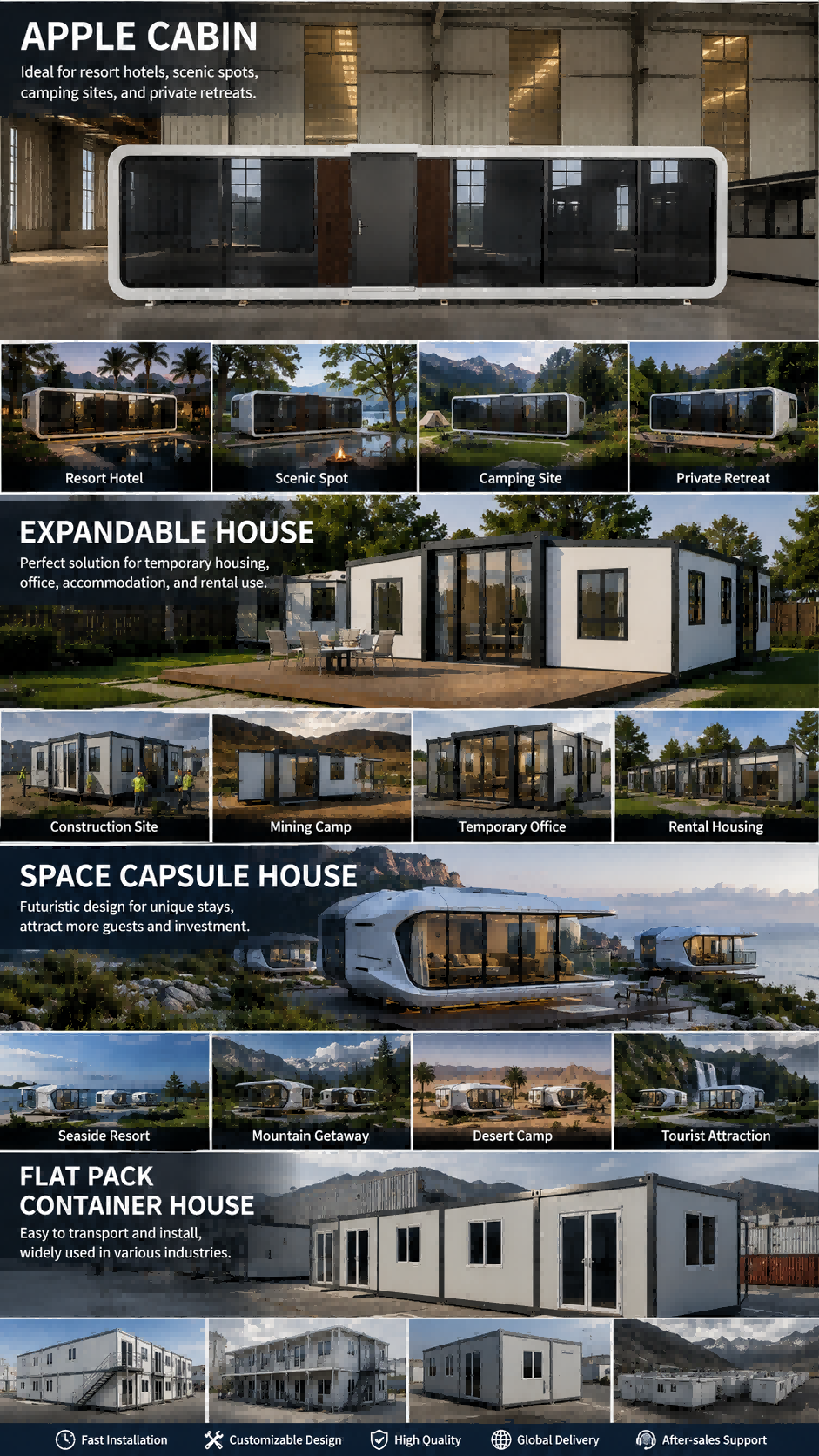 Two-Storey Foldable Container House | Prefab Building for Camp & Commercial Projects - product image 4