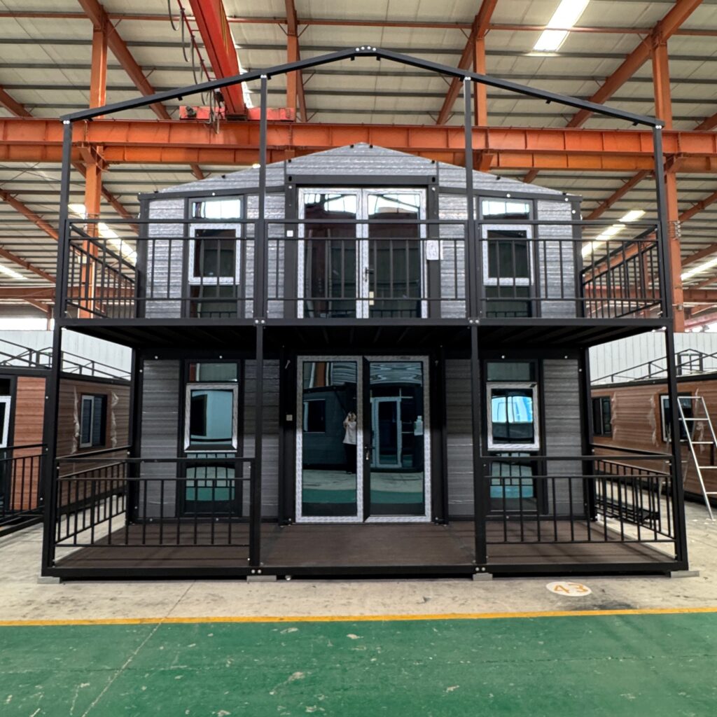 Two-Storey Foldable Container House | Prefab Building for Camp & Commercial Projects - product image 2