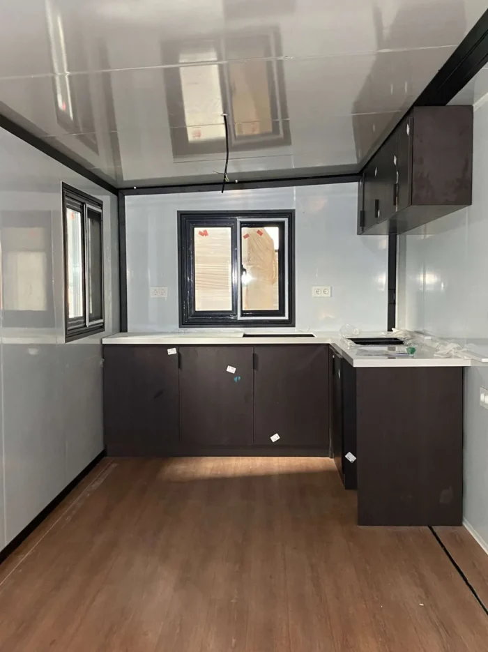 foldable-house-bathroom-kitchen-1126 40ft foldable container house fast installation prefab home - view 5