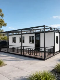30ft expandable container house prefab project home - view 2