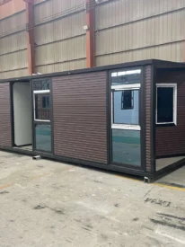 folding-house-exterior 40ft foldable container house fast installation prefab home - view 2