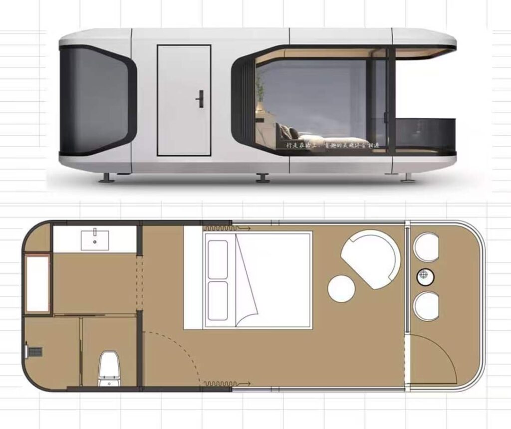 30ft Luxury Space Capsule House | Resort & Hotel Cabin - product image 9