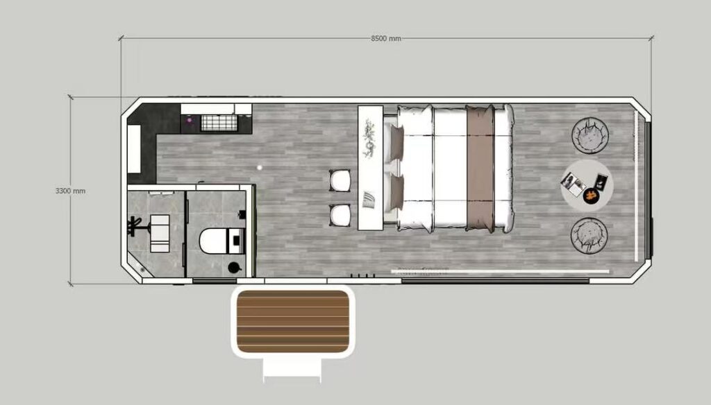 30ft Luxury Space Capsule House | Resort & Hotel Cabin - product image 10