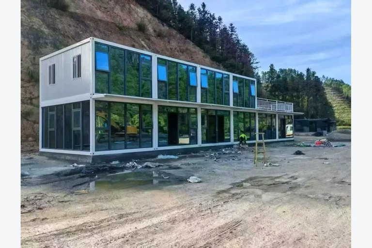 Indonesia Customer Project: Two-Storey Modular Container Office and Staff Accommodation