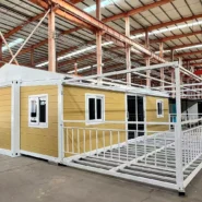 30ft expandable container house for camp office and residential use