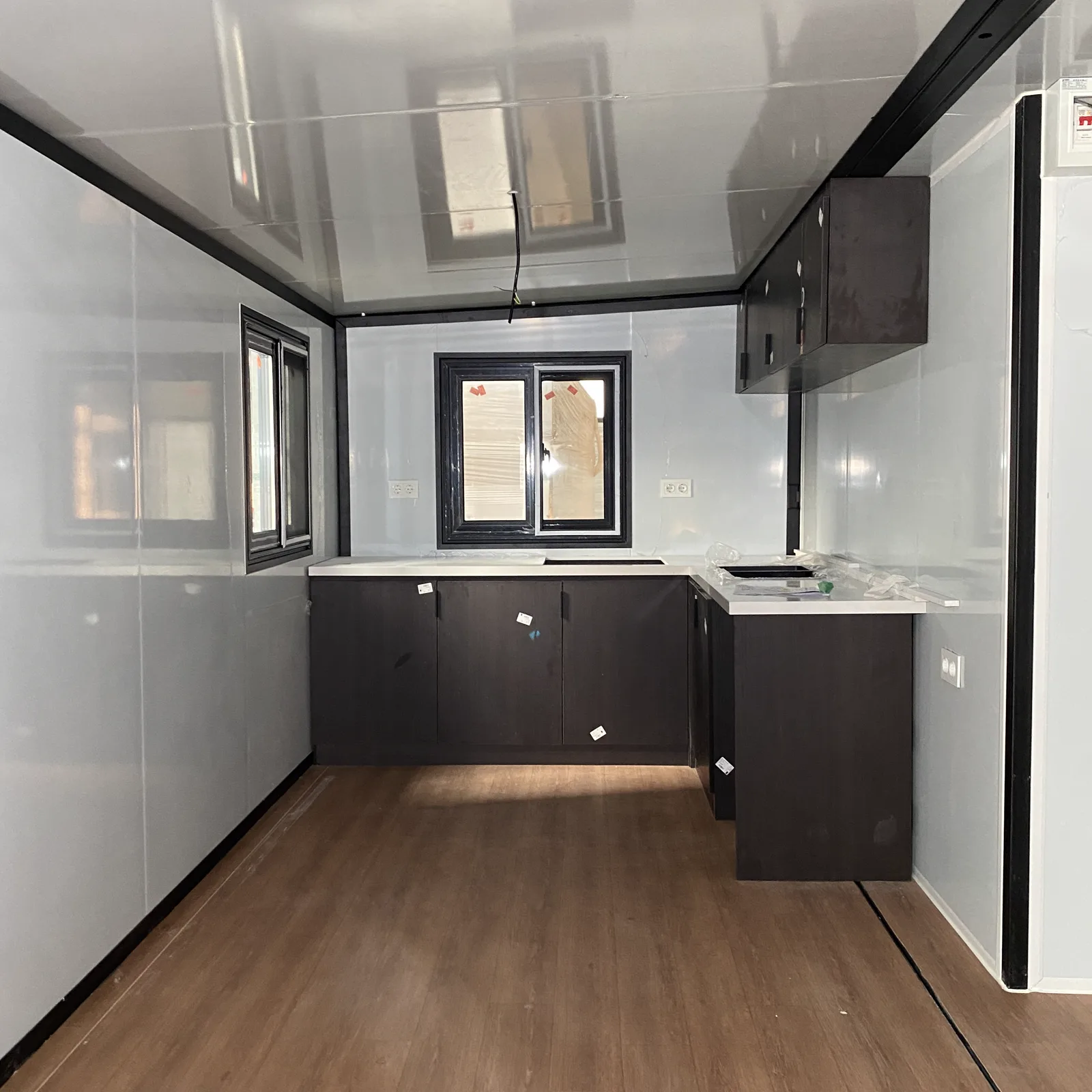 3 bedroom expandable prefab home fitted kitchen