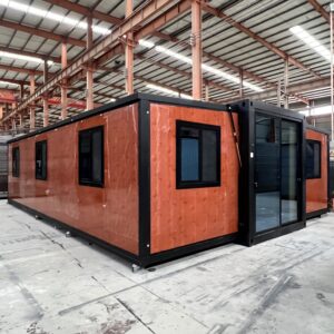 30ft expandable container house during factory inspection