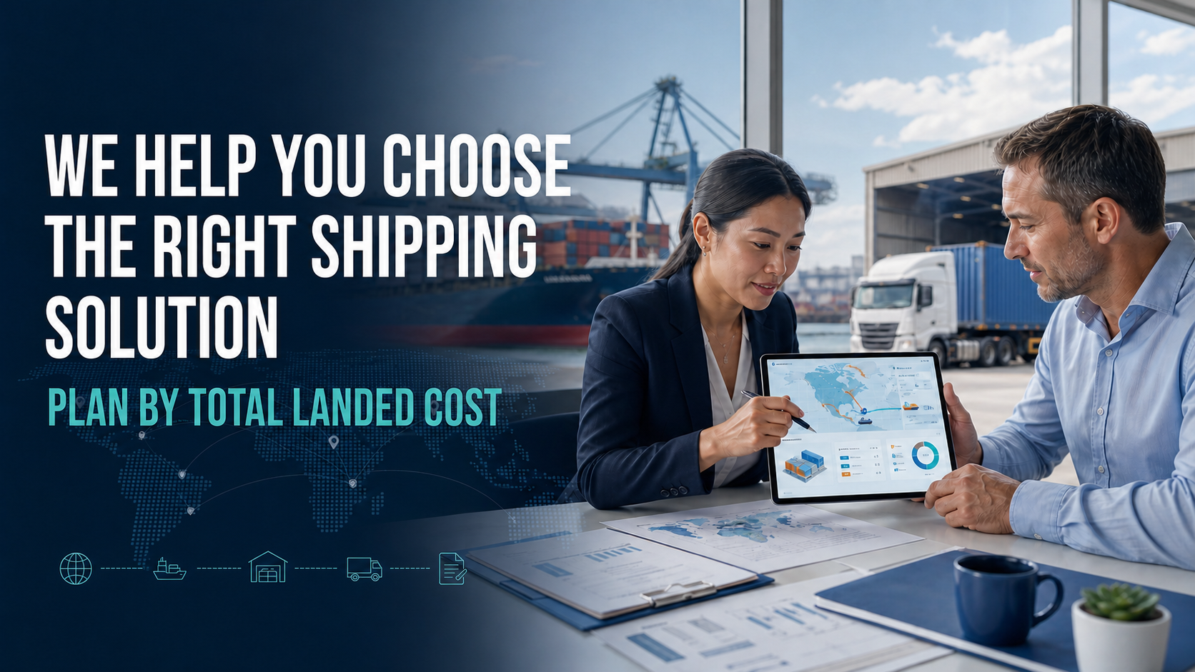 Zhengzhou Vision helps buyers choose a suitable shipping solution based on total landed cost