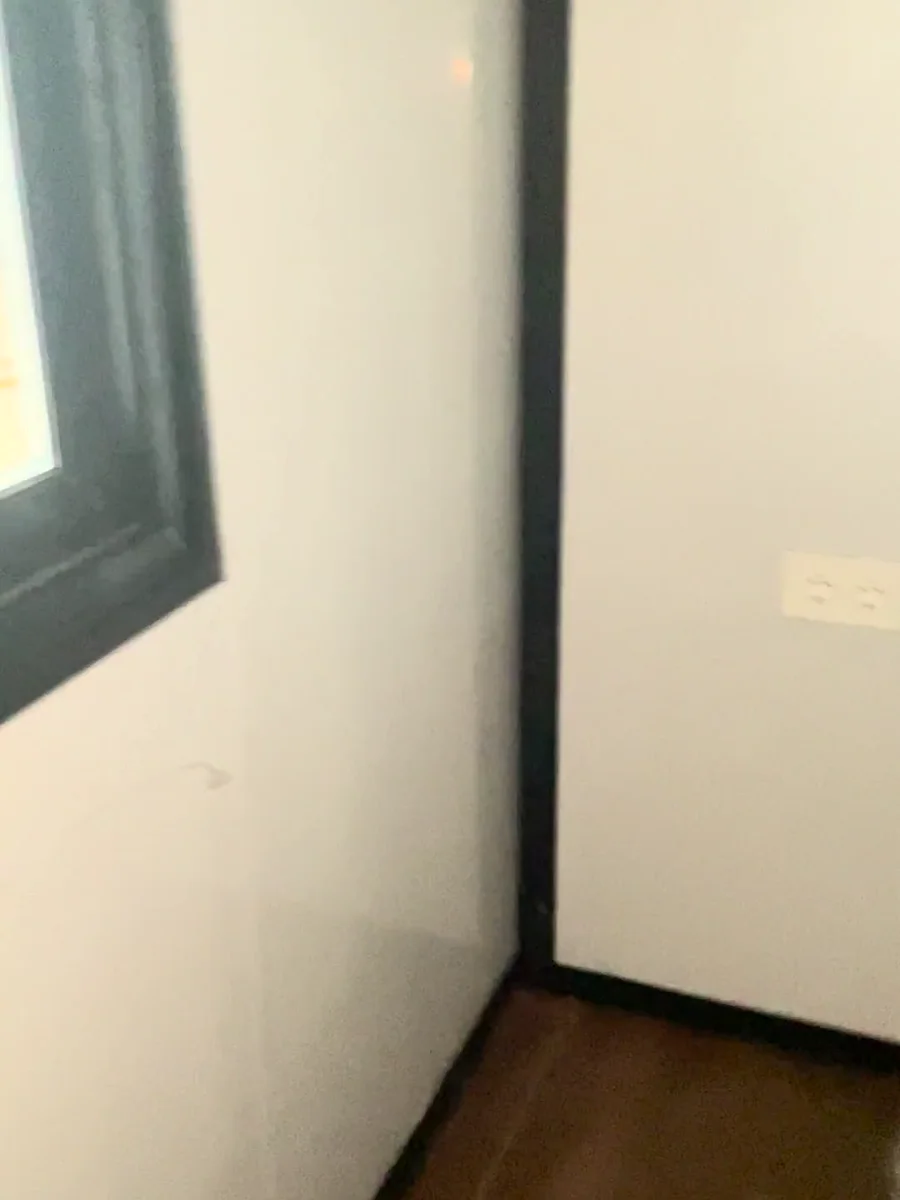 Folding section joint inspection inside a 40FT expandable house