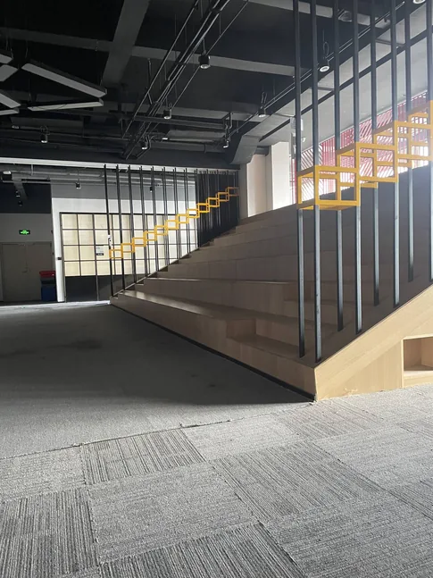 Office training and presentation seating area for team activities